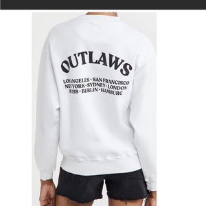 NWOT Anine Bing Ramona Outlaws sweatshirt